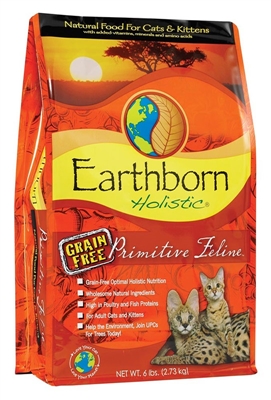 Earthborn Holistic Cat Food 6 lb bags