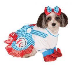 Wizard of Oz Dorothy Dog or Cat Pet Halloween Costume by Rubies