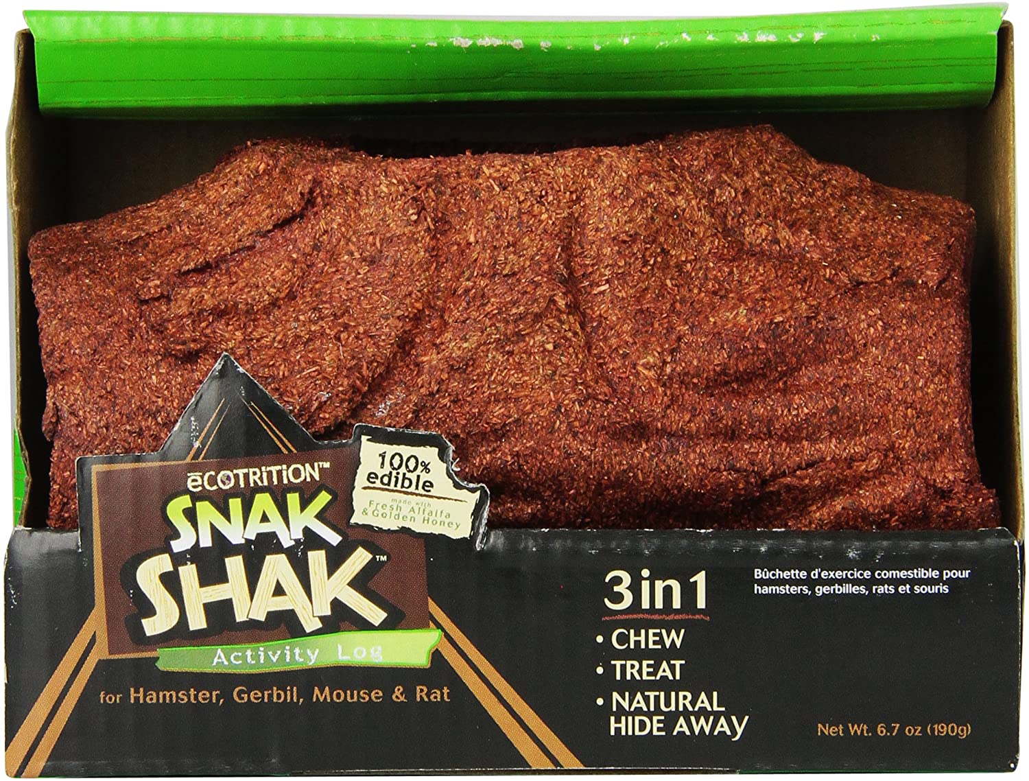 Ecotrition 3 in 1 Edible Snack Shak Activity Log - Small Animal Hide - Image 4
