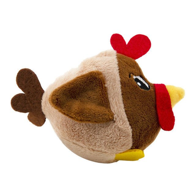 Fattiez Chicken Plush Squeaker Dog Toy Extra Small - Image 6