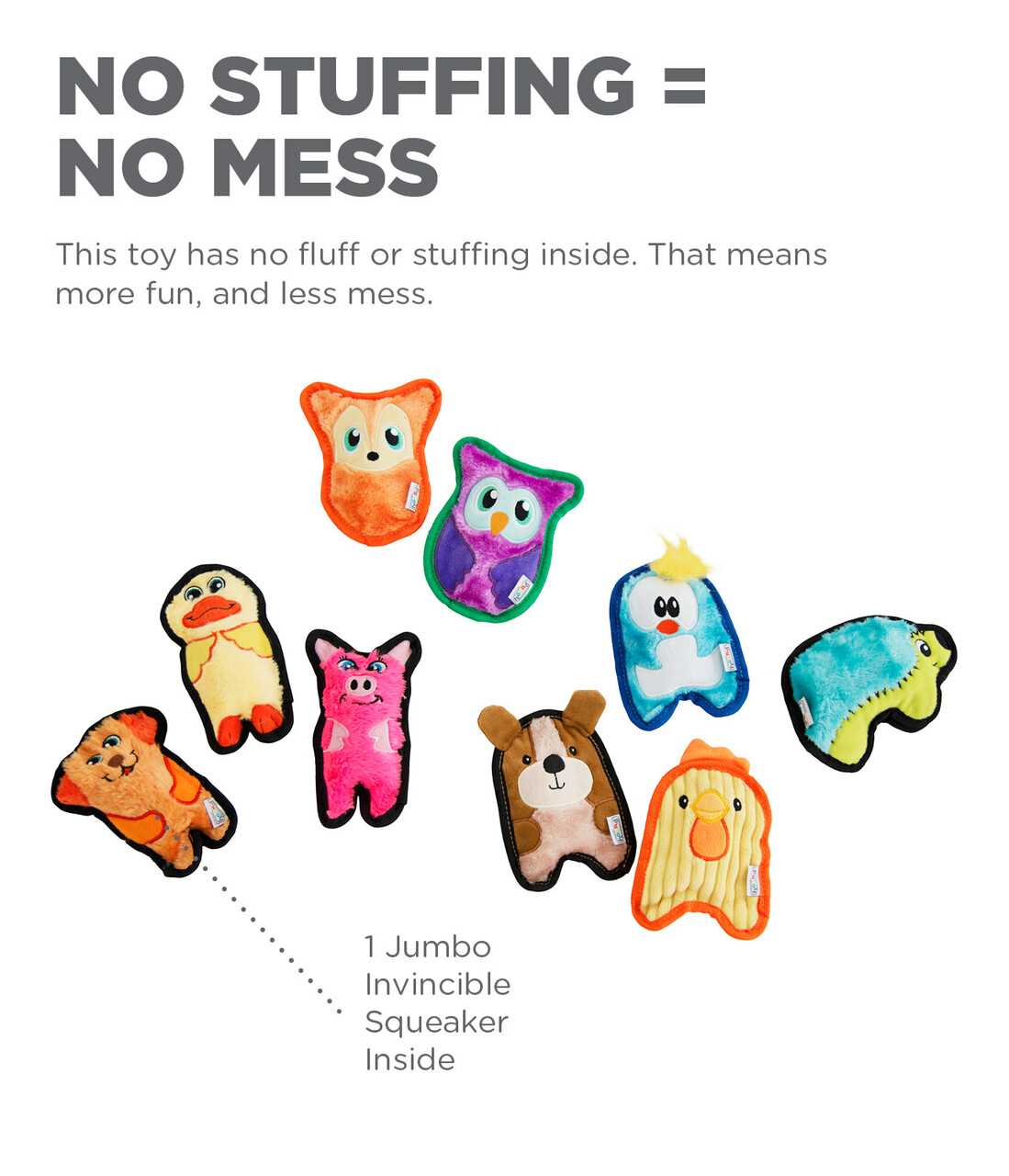 Outward Hound Dog Shaped Invincible Dog Toy - Image 4