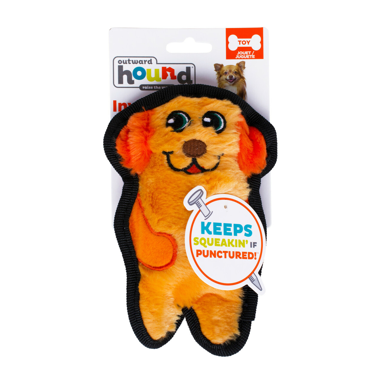 Outward Hound Dog Shaped Invincible Dog Toy - Image 2