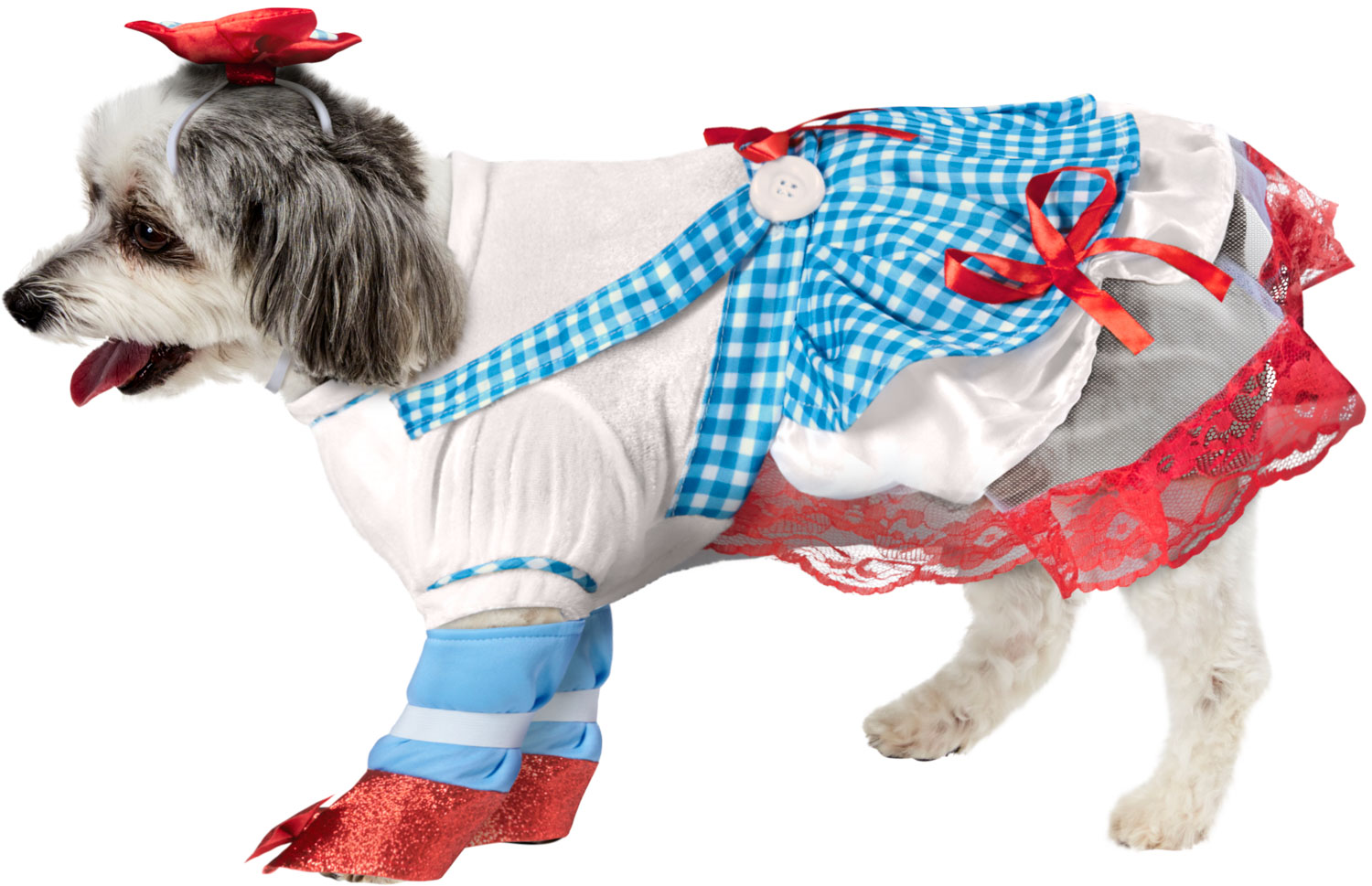 Wizard of Oz Dorothy Dog or Cat Pet Halloween Costume by Rubies - Image 5