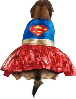 DC Comic Classic SuperGirl Pet Costume by Rubies - Image 3