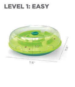 Alternative view of Wobble Bowl Interactive Treat Puzzle Dog Toy by Nina Ottosson