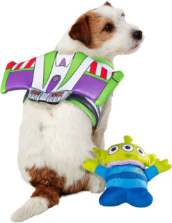 Rubies Buzz Lightyear Halloween Pet Costume & Toy Set - Image 2