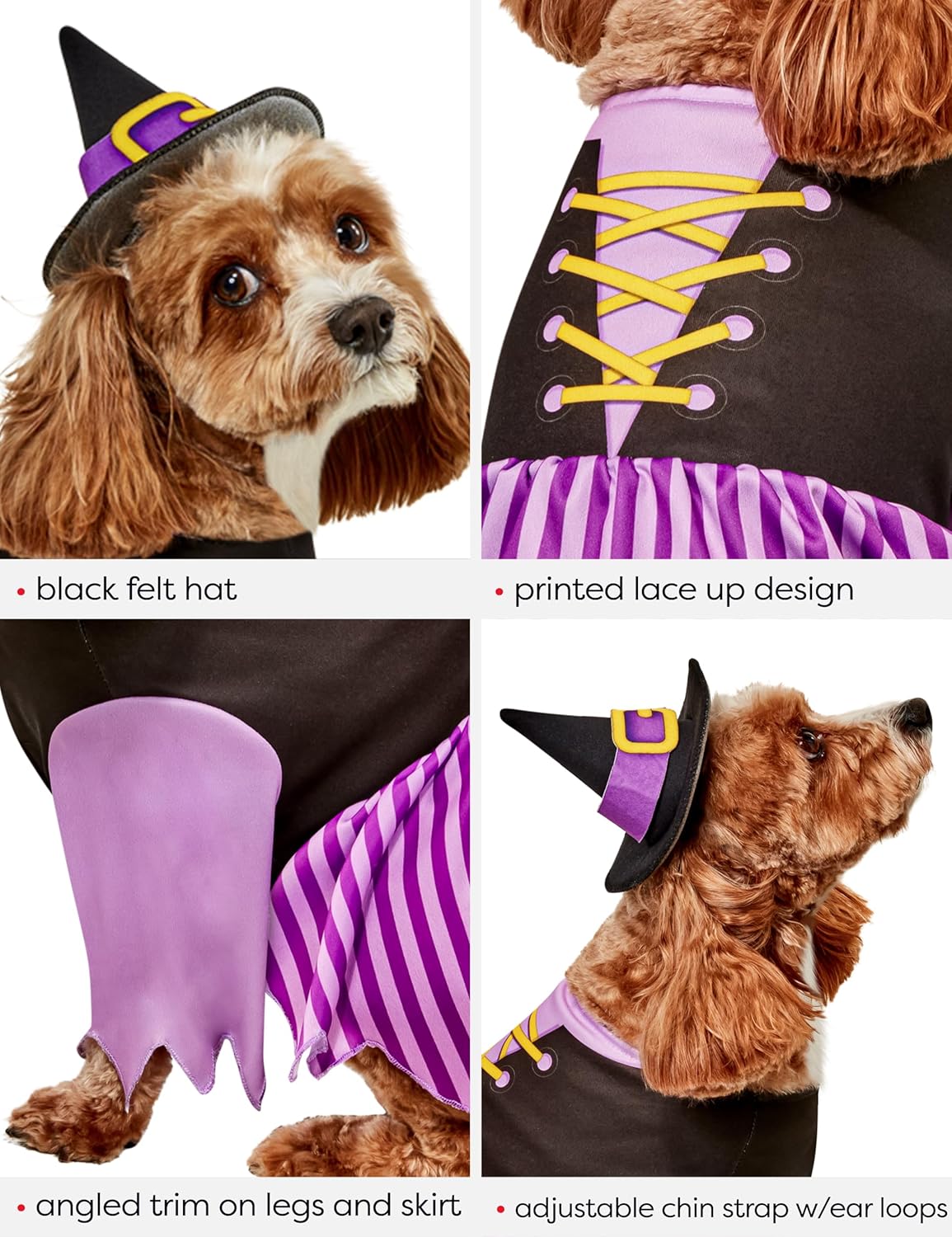 Rubies Pet Halloween Witch Costume - Image 5
